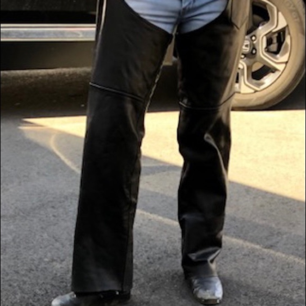 leather chaps hot leathers sz L